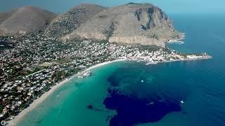 Mondello, Monte Pellegrino e Capo Gallo - Drone video 4K