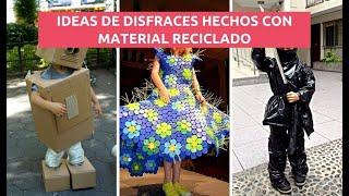 DISFRACES MUY ORIGINALES HECHOS CON RECICLAJE QUE TE SORPRENDERÁN