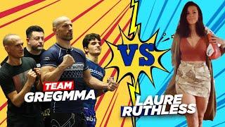 GregMMA VS Combattante REDOUTABLE de KICKBOXING