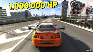 I added 1,000,000 HP to a Supra...