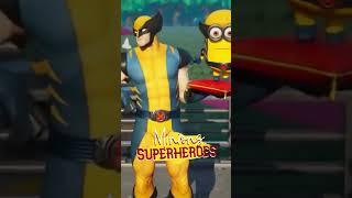 Marvel Minions in Fortnite  Superheroes  #shorts