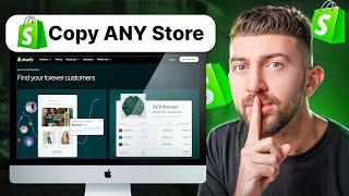 COPY ANY Shopify Dropshipping Store with AI