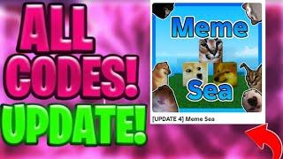 UPDATENEW! ROBLOX MEME SEA CODES 2025!! | BE QUICKLY | PART 652