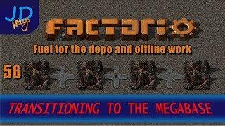 Factorio 0 16 Transitioning to the MEGABASE EP56 Fuel for the depo and offline work