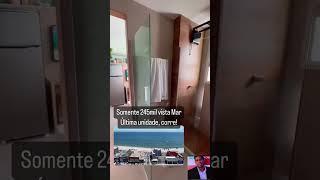 Smart Express Pituba - Quarto e Sala com Varanda Vista Mar somente 245mil