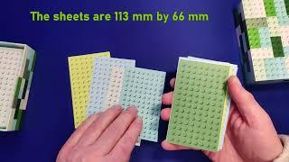 Lego Note Brick - Note Sheets for the Lego fan