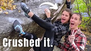 We went to the COOLEST bouldering competition in France