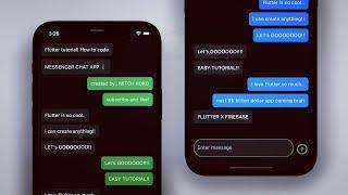 Chat Messenger App • Full Tutorial from scratch / Flutter x Firebase