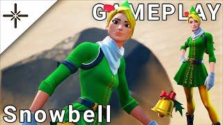 NEW "Snowbell" Skin Gameplay in Fortnite (with "Cheery Chime" Back Bling)