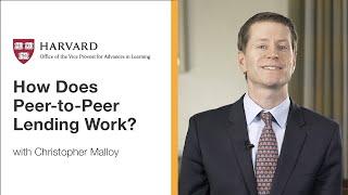 How Does Peer-to-Peer Lending Work? | Harvard VPAL