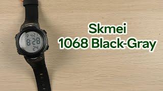 Розпаковка Skmei 1068 Black-Gray