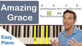 Amazing Grace Easy Piano