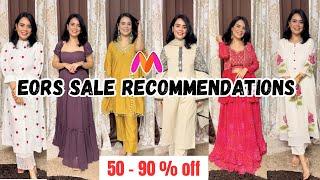 Huge Myntra Haul | Lehenga, Kaftans, Kurtas | EORS SALE 50-90% off | edgyetika | #myntra #myntrahaul