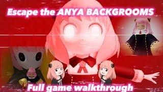 Anya Escape//Full Game Walkthrough #roblox #anyaforger