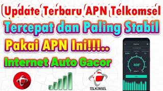 Update Terbaru APN Telkomsel Tercepat dan Paling Stabil || Pakai APN Ini Internet Auto Gacor