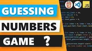 Number Guessing Game in HTML & JavaScript - Tutorial 2023