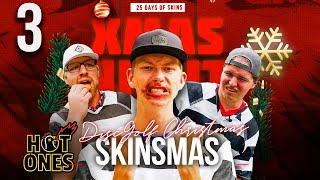 Day 3 | Disc Golf Skinsmas | OTB Tour Skins #117 | Hot Ones Edition