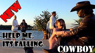 The cowboy travels everywhere to get unforgettable reactions. hope you like them.