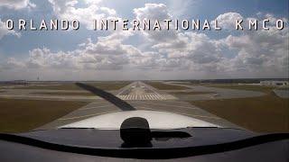 Flying a Cessna 172 into Orlando International KMCO!