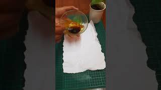 DIY Vintage Paper | How to make Vintage paper at home | Easy Vintage craft ideas #shorts