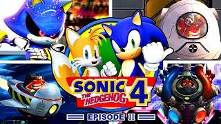 Sonic The Hedgehog 4 Episode 2 - All Bosses / All Boss fights (No Damage).