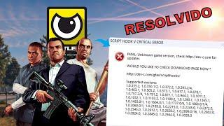 Como resolver erro SCRIPT HOOK V CRITICAL ERROR & Anti Cheat para Gta V