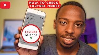 How to Check YouTube Earnings balance with mobile phone