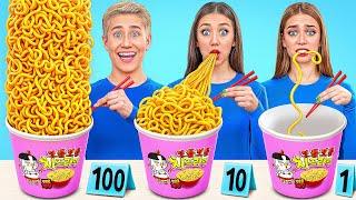 100 Layers of Food Challenge | Funny Situations in Kitchen by Multi DO Challenge