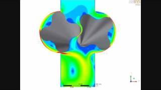 ANSYS CFD 12.1 demo - Immersed Solid