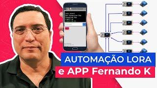 Automação LoRa e APP Fernando K