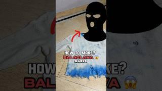 Balaclava mask diy tutorial  | Balaclava Mask at Home | how to make balaclava