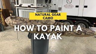 How to DIY Paint a Kayak Camo Crazy Results