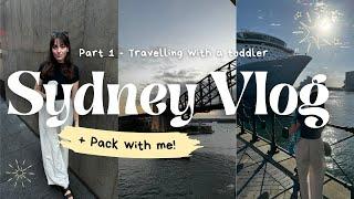 Family Travel Vlog: 24 Hours in Sydney & Prepping for a Month in Hawaii with a Toddler! ️