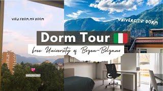 DORM with DOLOMITE ALPS View | UniverCity DORM TOUR in BOLZANO | Erasmus in Bolzano