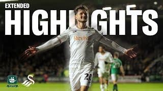 Plymouth Argyle v Swansea City | Extended Highlights