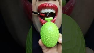 Transforming Lip Oil Fruit with Melon into Candy! #short #shorts 996