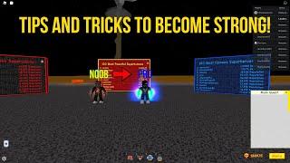 Tips and tricks to become strong! Roblox Super Power Training Simulator