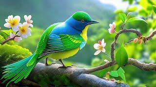 Birds Singing 4K ~ Gentle Birdsong Healing Anxiety and Depression Refresh the Soul, Improve Memory