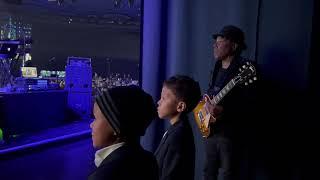 Tito Jackson Introducing Jaylen & River for Stage Debut at NYE’s in Monaco (31 December 2021)