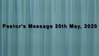 Pastors Message 200523