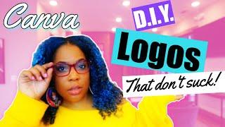 Canva Logo Tutorial - How to make a logo in Canva (2021)