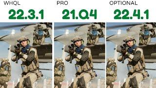 AMD Driver 22.4.1 Vs pro 21.Q4 Vs 22.3.1 Benchmark RX 570 Ryzen 5 3600