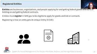 SAM.gov subaward reporting training webinar: roles and permissions