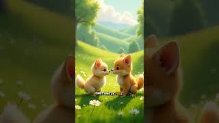 A Day in the Life of a Kitten, a Chick, and a Fox: Friendship and Fun