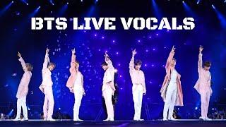 BTS LIVE VOCALS COMPILATION