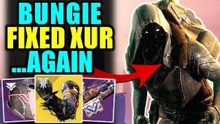 Destiny 2: BUNGIE FIXED XUR... AGAIN LOL | Xur Location & Inventory (April 14 - 17)