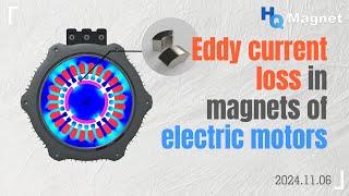 How to reduce eddy current loss in motor magnets? Laminated and Snakeline magnets