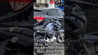 QUAL MOTO TEM O CORTE DE GIRO MAIS BONITO? DEIXE SUA OPINIÃO..#xj6 #viralvideo #titan125 #titan150