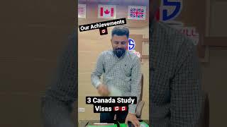 Our today’s Achievements received 3 Canada Visas