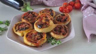 Girelle di sfoglia con le melanzane